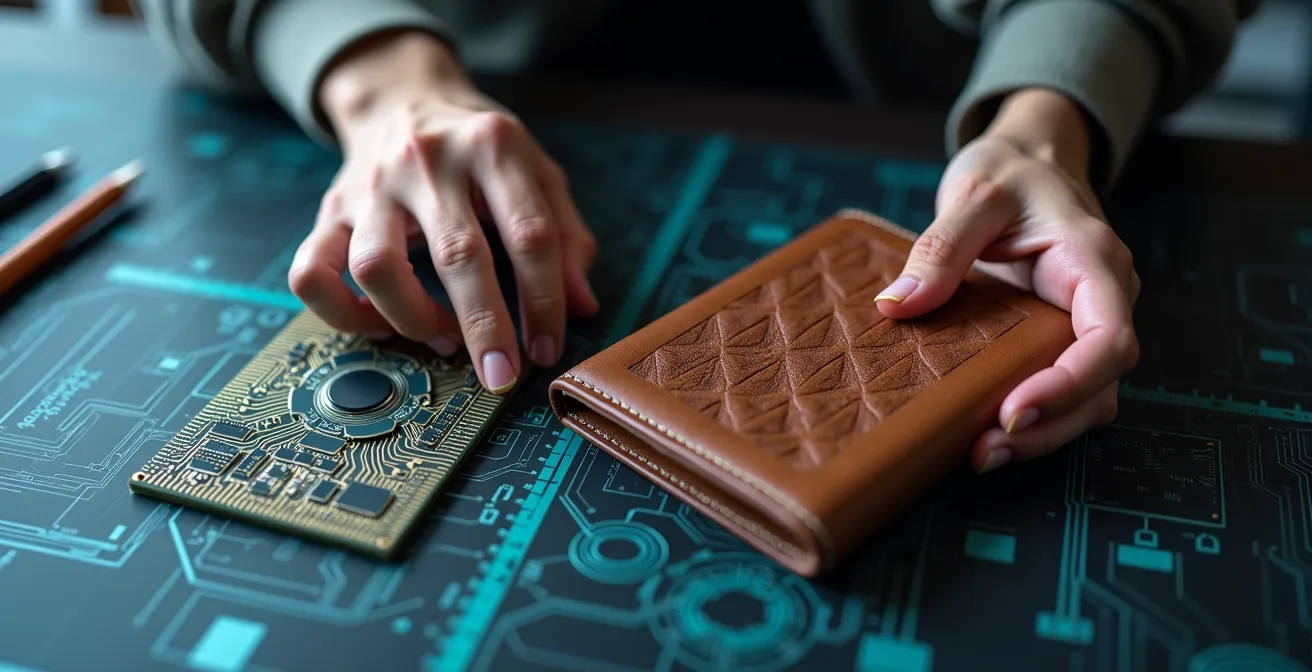 Professional showcasing transferable skills across different industries