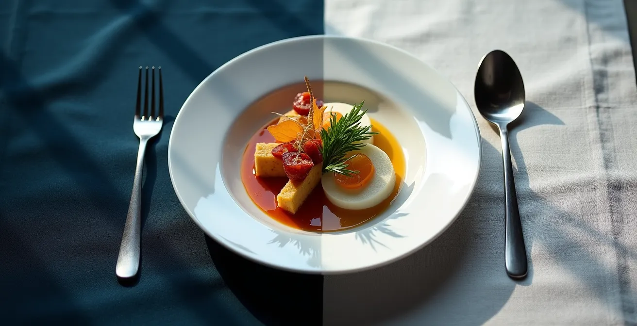 Comparison of heavy silverware and light cutlery affecting food perception