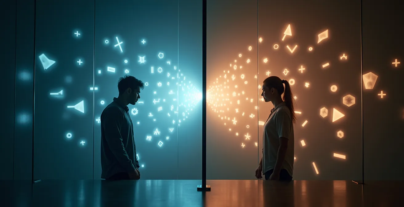 Engineering students engaged in collaborative problem-solving session showing empathy and active listening