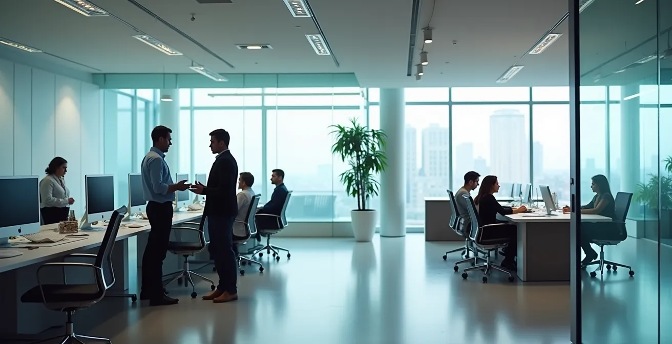 Visual representation of feedback timing decision process in a professional setting