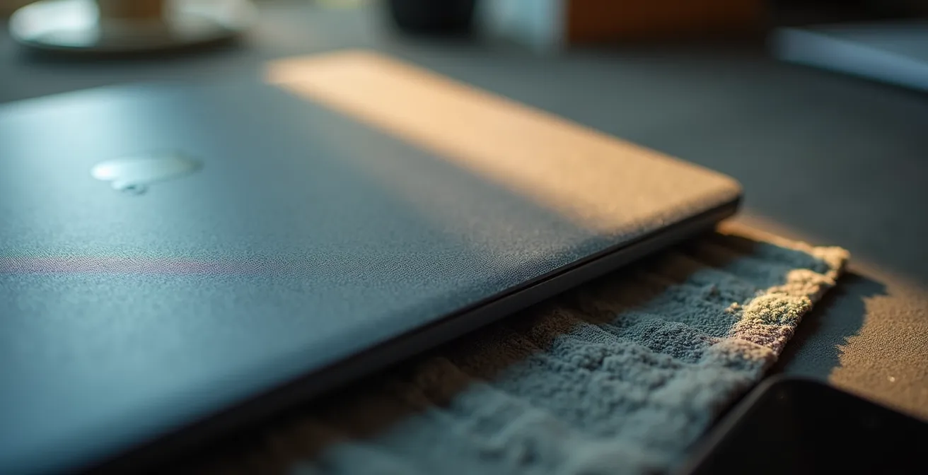 Home workspace with clear physical and mental boundaries